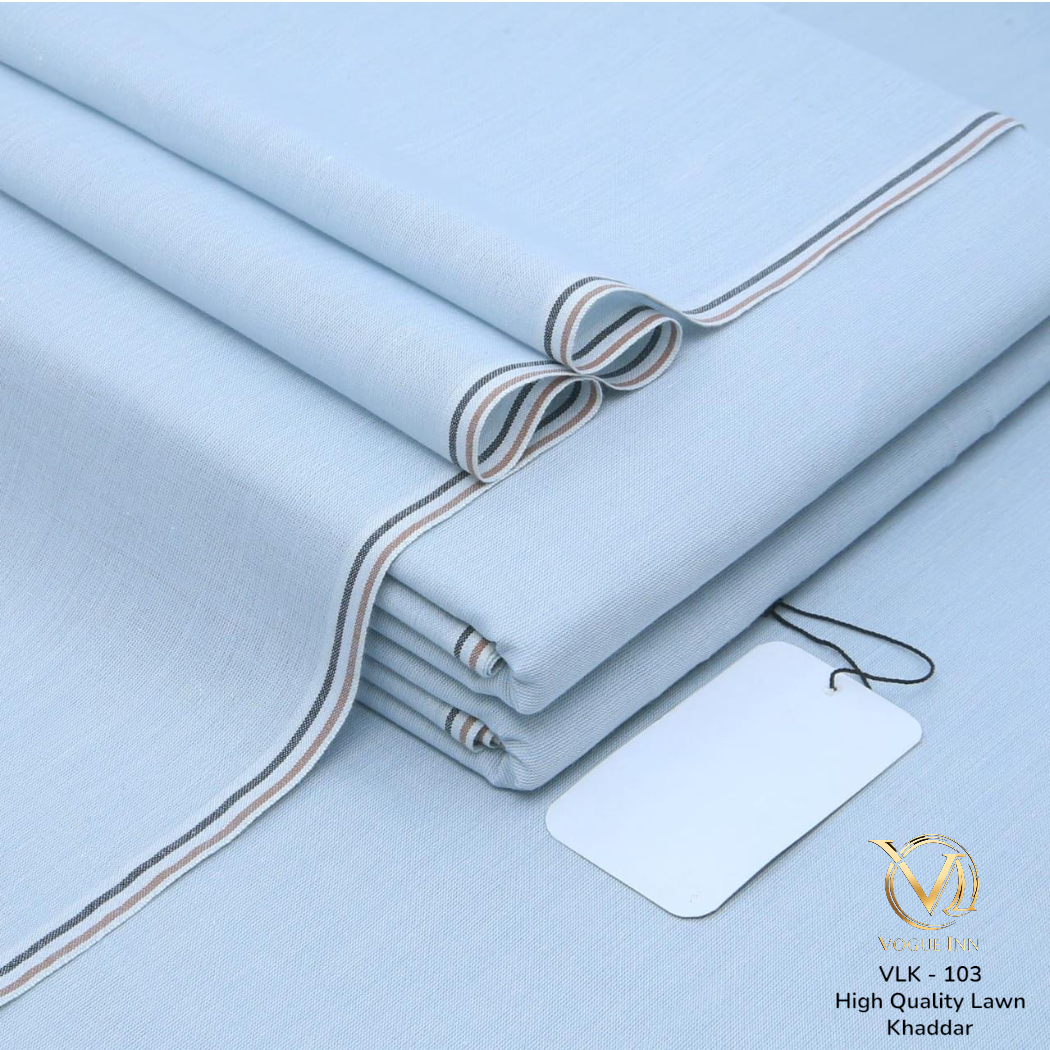 Ice Blue Lawn Khaddar ( VLK - 103 )