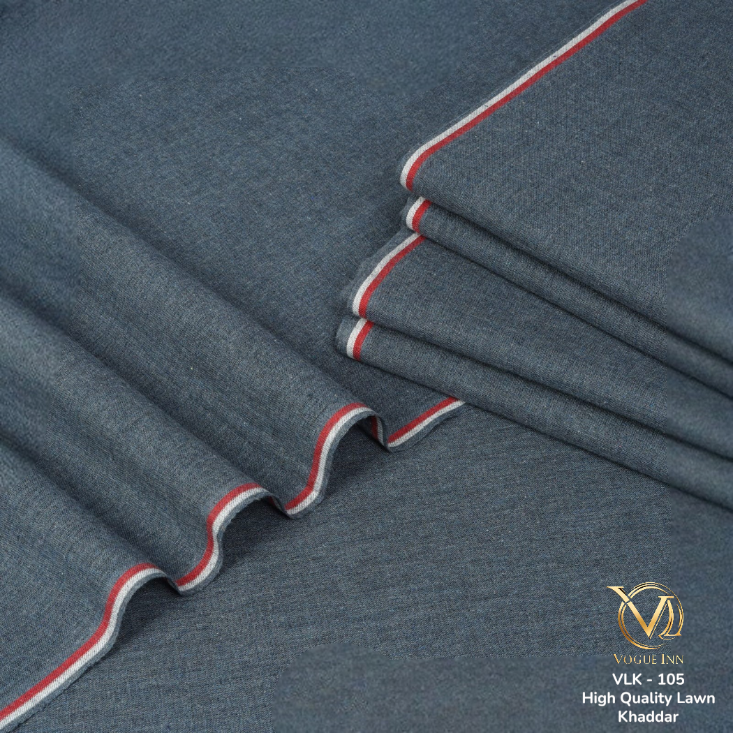 Bluish Grey Lawn Khaddar ( VLK - 105 )
