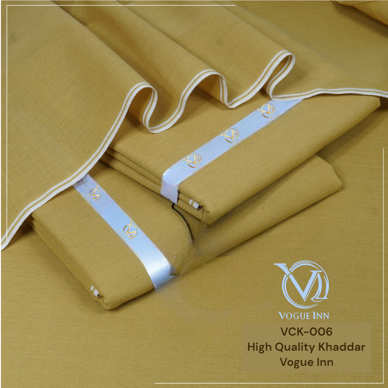 Gold Cotton Khaddar ( VCK - 006 )