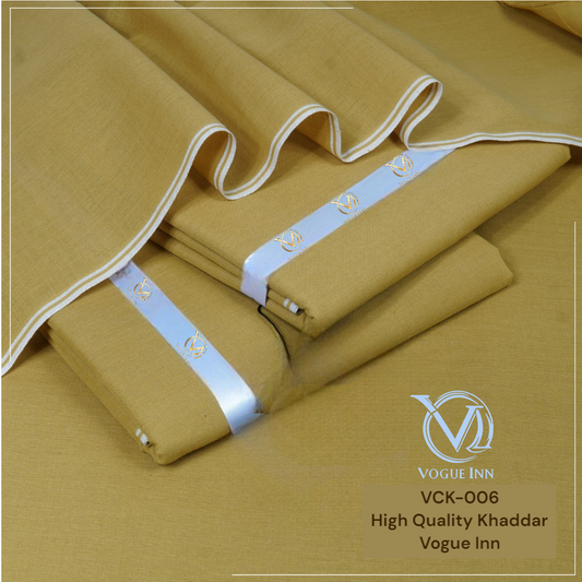 Gold Cotton Khaddar ( VCK - 006 )