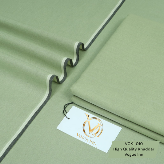 Polite Green Cotton Khaddar ( VCK - 010 )