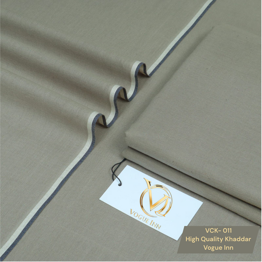 Beige Cotton Khaddar ( VCK - 011 )