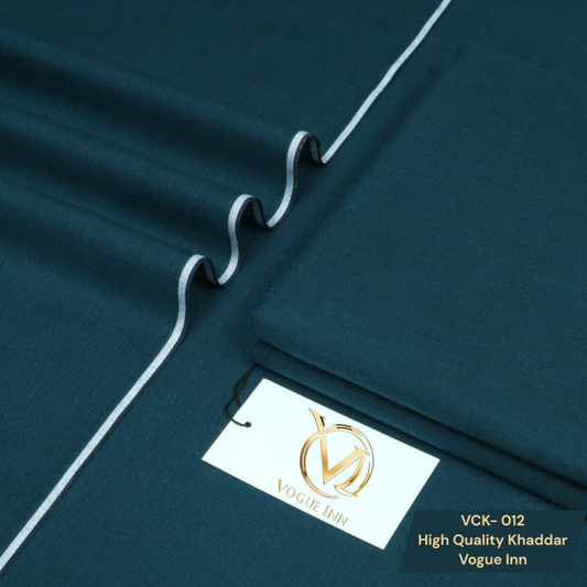 Zinc Green Cotton Khaddar ( VCK - 012 )